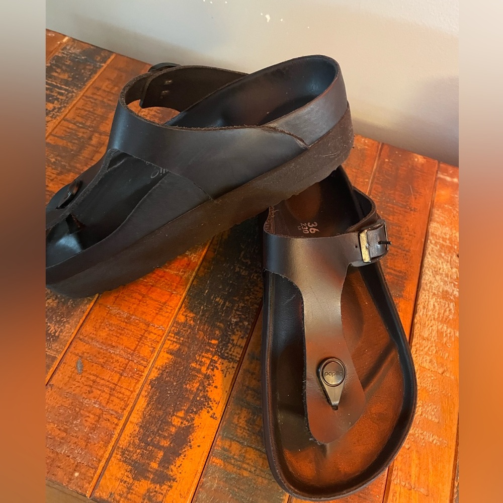 Birkenstock Papillo Black Platform